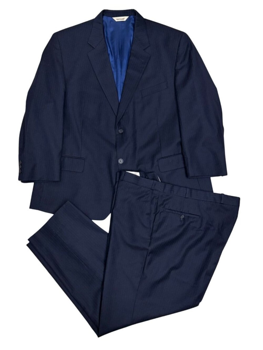 PRONTO UOMO SUIT Worsted WOOL Luxury Business Casual Coat Jacket Pants Mens 48S